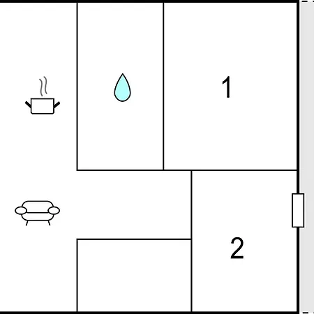 Διαμέρισμα 2 Bedroom Amazing In Romo *